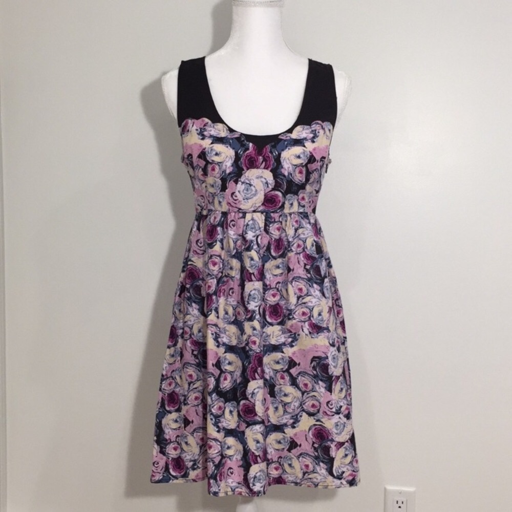 UO Kimchi Blue Floral Cotton Tank Sundress